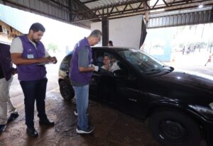 Leia mais sobre o artigo Prefeitura de Dourados imuniza mais de 1,5 mil animais em drive-thru de vacinação antirrábica