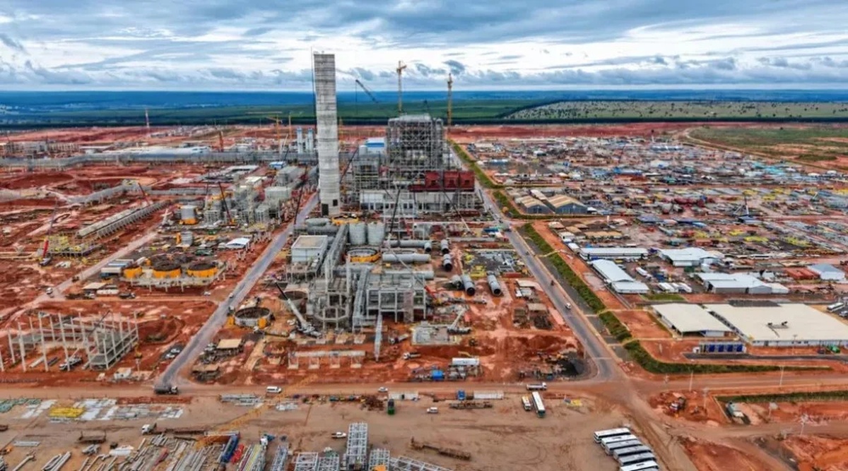 No momento, você está visualizando Obra de fábrica de celulose da Arauco em Inocência atinge 70% de execução