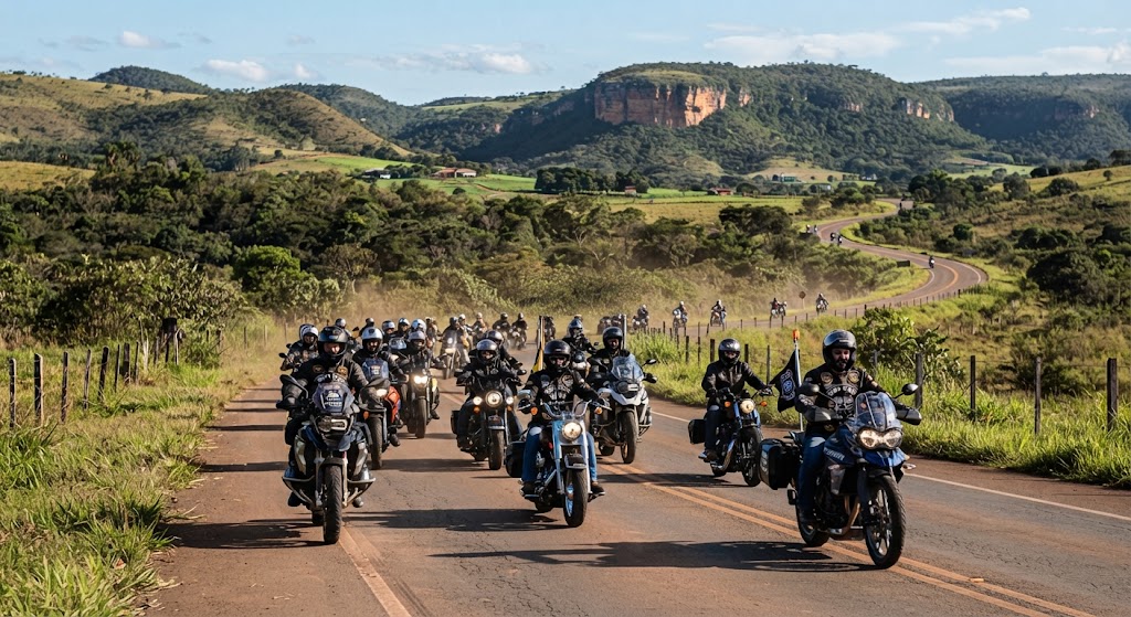 No momento, você está visualizando HOJE: Primeiro encontro de motociclistas leva rock e costela de chão a Camisão