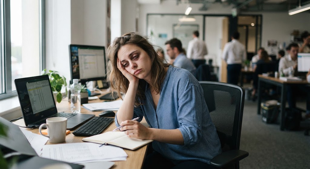 No momento, você está visualizando NOITE MAL DORMIDA: Veja o que fazer para enfrentar o dia no trabalho após uma crise de insônia